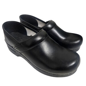 DANSKO Women's Professional Black Clogs Sz 39